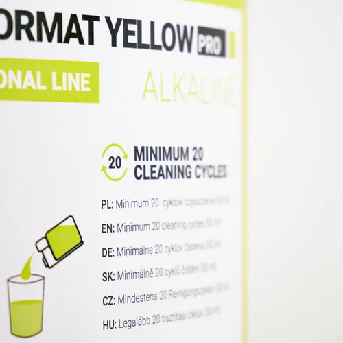 Coffee Format Milk Format PRO Yellow 1000ml — Coffee Format Coffee Format Milk Format PRO Yellow 1000ml — Coffee Format — zdjęcie 2