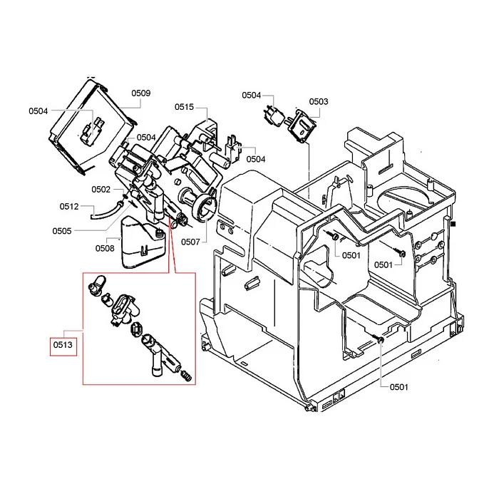 Zawór spustowy przekładni do ekspresów NIVONA, MELITTA, MIELE, Bosch, Siemens - AGD Group Łódź